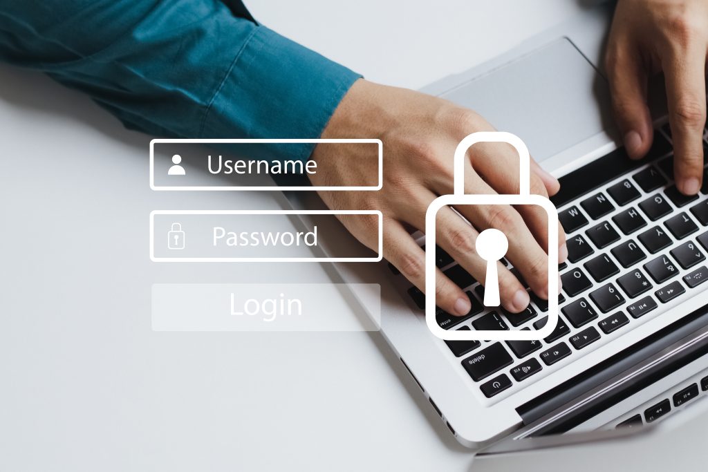 Online login page